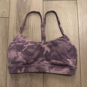 Lululemon athletica Purple Camo Sports Bra